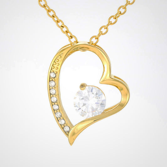 PF | Forever Love Necklace in Yellow Gold | P1583