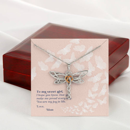 Spread Your Wings - Daughter Necklace