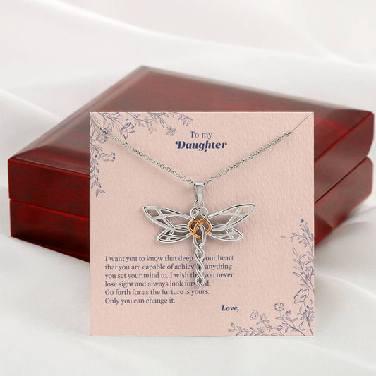 Dragonfly Charm - Daughter Necklace