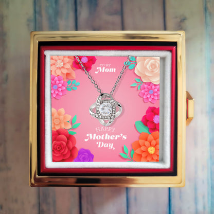 Forever Blooming – Love Knot with Rose Gift Box