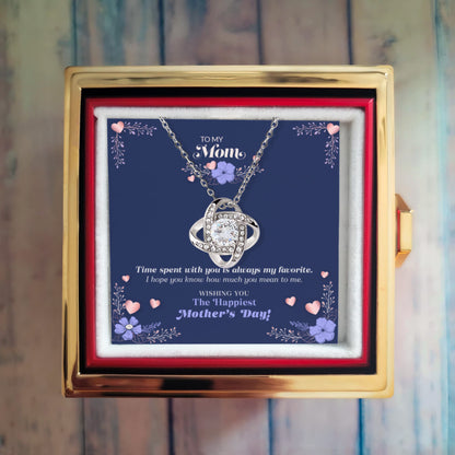 Always My Favorite – Love Knot with Rose Gift Box