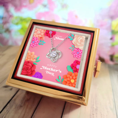 Forever Blooming – Love Knot with Rose Gift Box