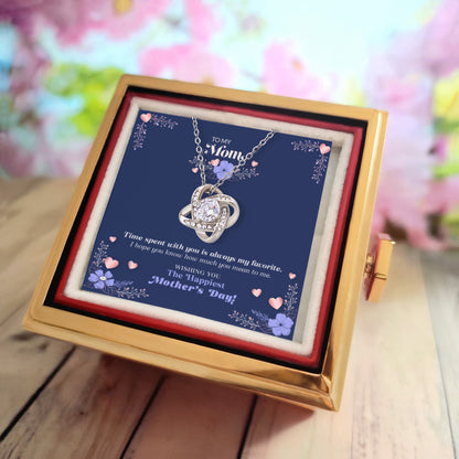 Always My Favorite – Love Knot with Rose Gift Box