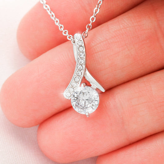 PF | Alluring Beauty Necklace in White Gold | P992