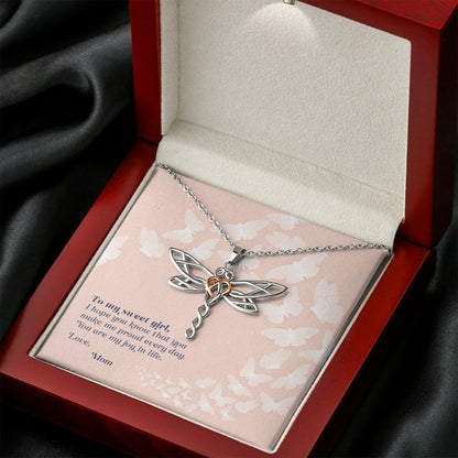 Spread Your Wings - Daughter Necklace