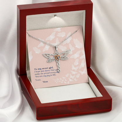 Spread Your Wings - Daughter Necklace