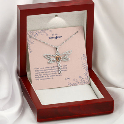 Dragonfly Charm - Daughter Necklace