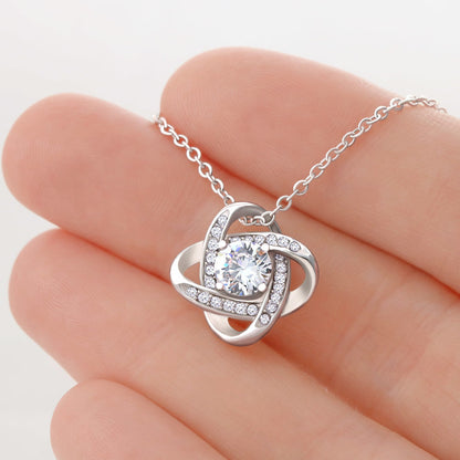 Forevermore -  Romantic Knot Anniversary Necklace