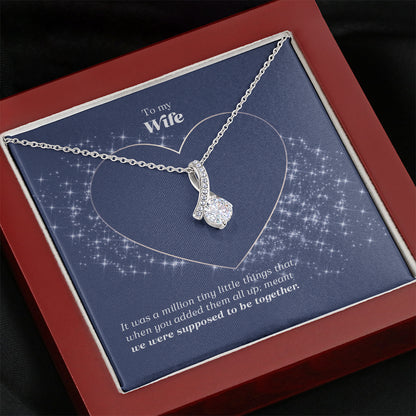 Written In The Stars - Romantic Ribbon Necklace