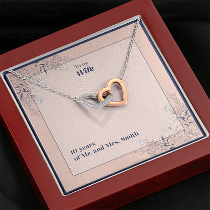 Bound To You - Double Heart Wife Necklace