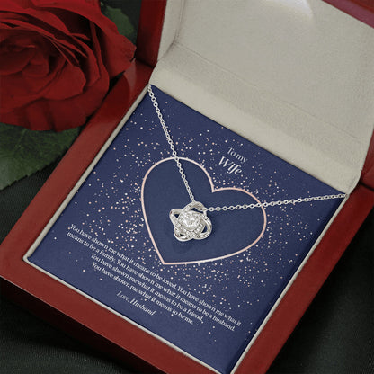 Forevermore -  Romantic Knot Anniversary Necklace